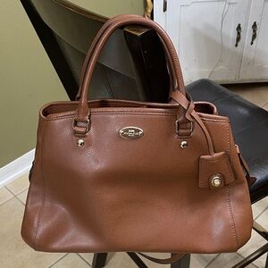 Coach Tan Leather Satchel